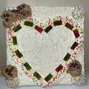 Lego Cake Heart Wall Art